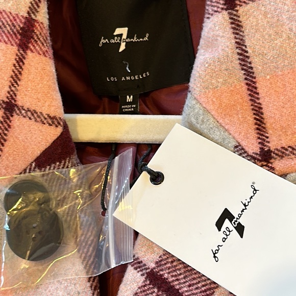 Nwt 7 for all mankind gorgeous lined jacket! - Picture 8 of 9